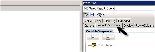 Sequence Tab