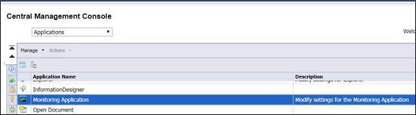 Monitoring Database