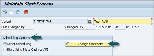 Change Selection