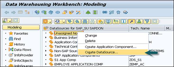 Create DataSource