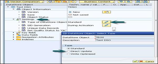 Direct Update DataStore