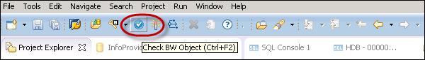 Activate BW Object