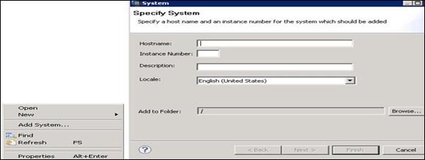 Adding HANA System to Studio