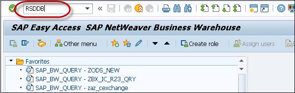 Call SAP HANA/BWA
