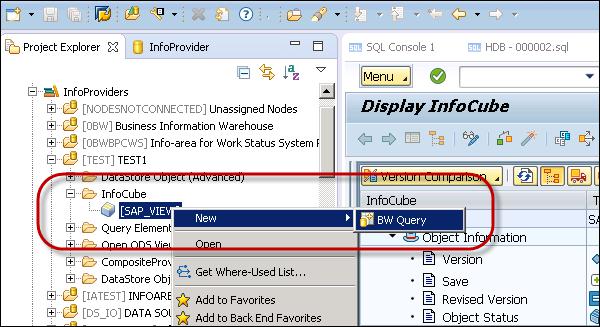 Define BW Query