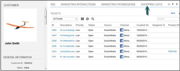 Customer List