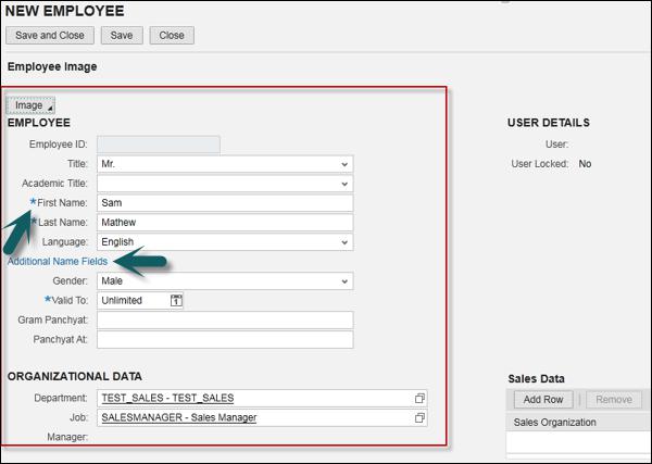 Employee Details
