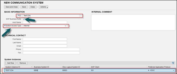 System Access Type