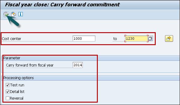 Carry forward Commitment