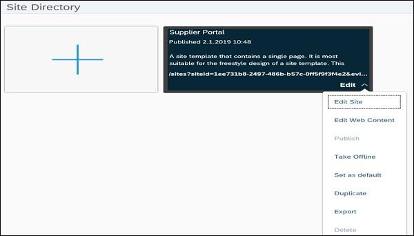 Site Status Directory
