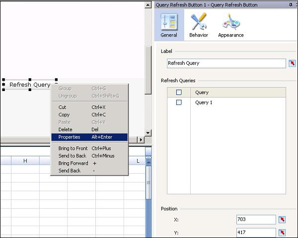 Add Query Refresh
