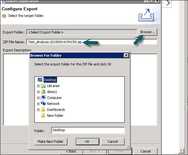 Configure Export