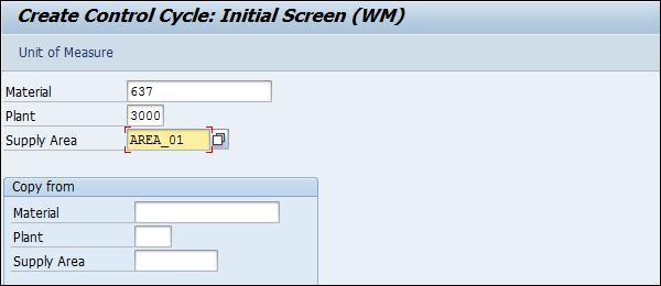 Create Control Cycle