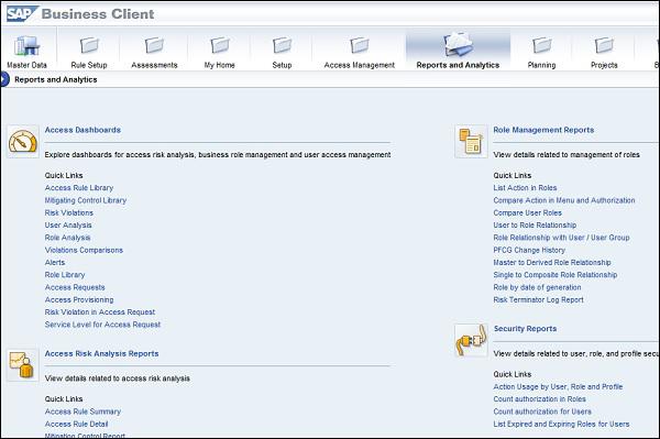 Reports and Analytics
