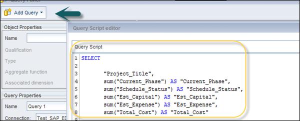 Query Editor