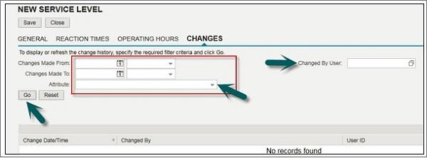 New Service level