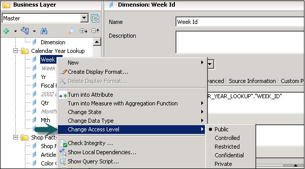 Change Access Level