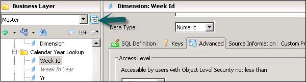 Create Business Layer View