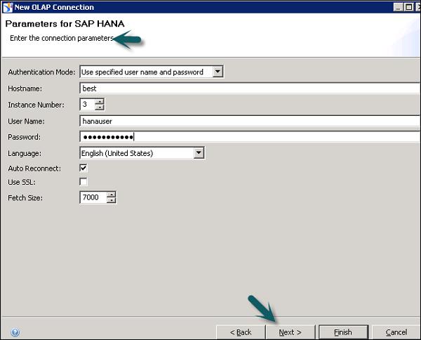 Parameters of OLAP Middleware