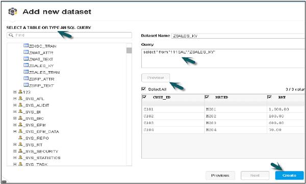Connecting to Query Step5