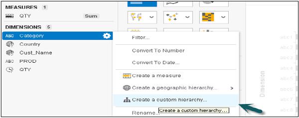 Creating Custom Hierarchy Step1