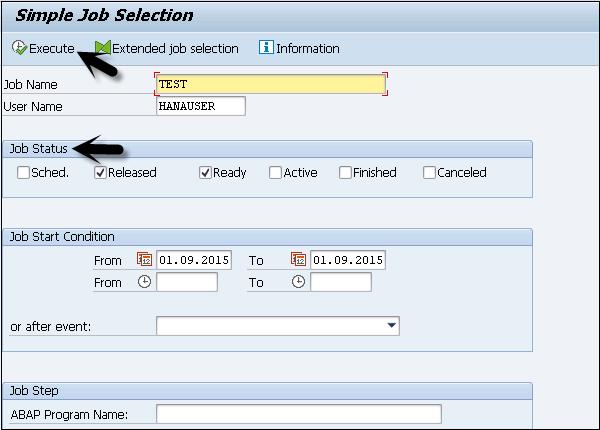 Simple Job Selection