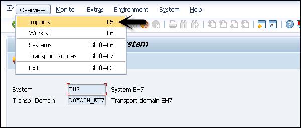 Transaction STMS