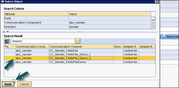Inbound Processing Tab