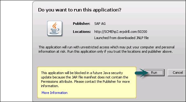 Running the application