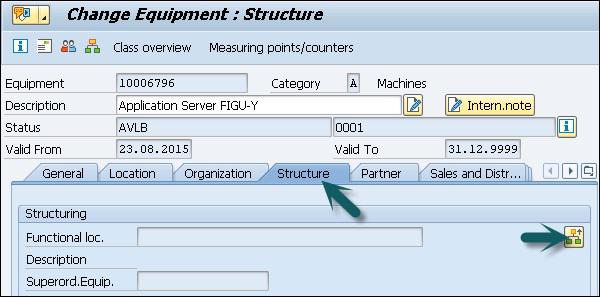 Structure Dialog Box