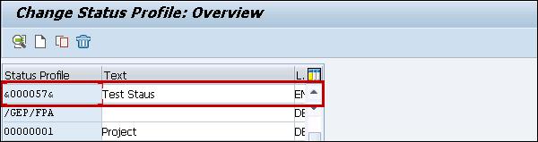 Status Profile Created