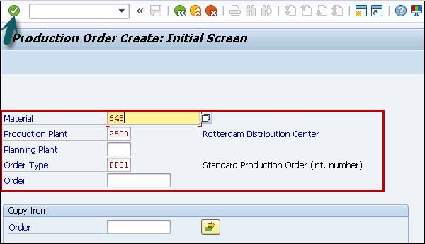 Production Order