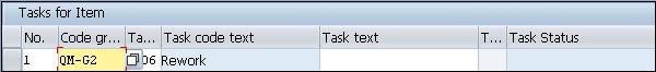 Task For Item
