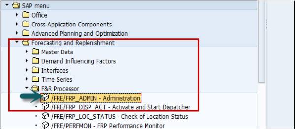 Administration of F and R