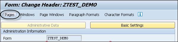 Pages