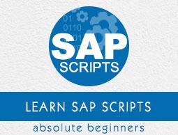 SAP Scripts Tutorial