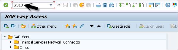 Transaction SO10