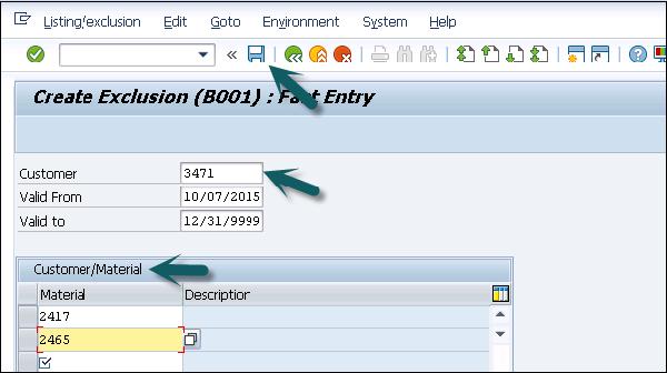 Exclusion B001