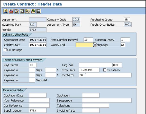 Header Data