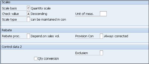 Scale and Control Data