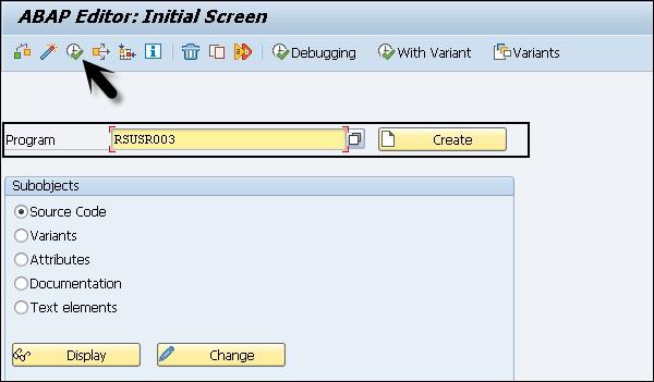 ABAP Editor