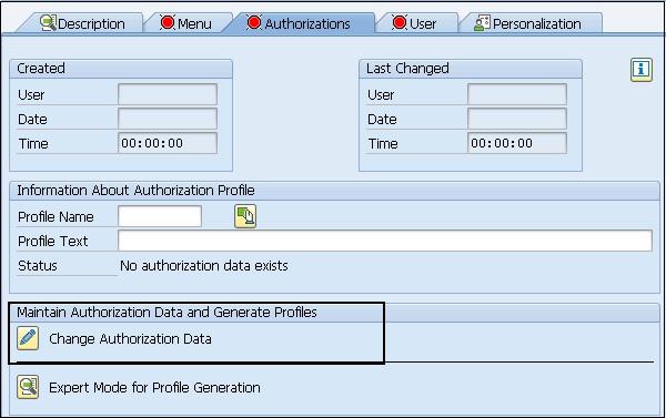 Authorization Data Option