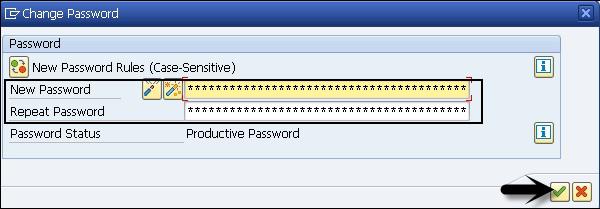 Change Password Window