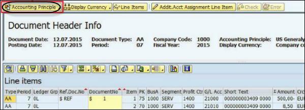 Accounting Principle