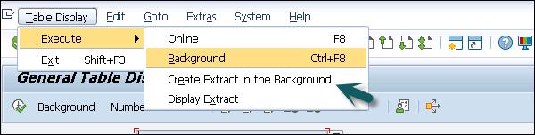 Create Extract