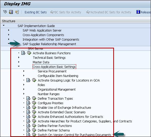 Cross Application Basic Settings
