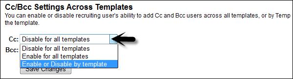 CCBCC Settings