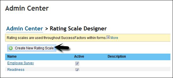 Create New Rating Scale