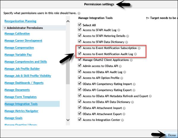 Permission Settings