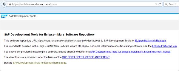 SAP Development Tools